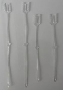 PLASTIC CARD HOLDER FOR FLOWER